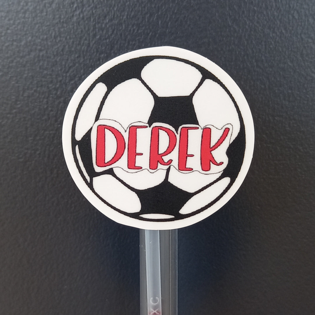 Name Soccer Sticker