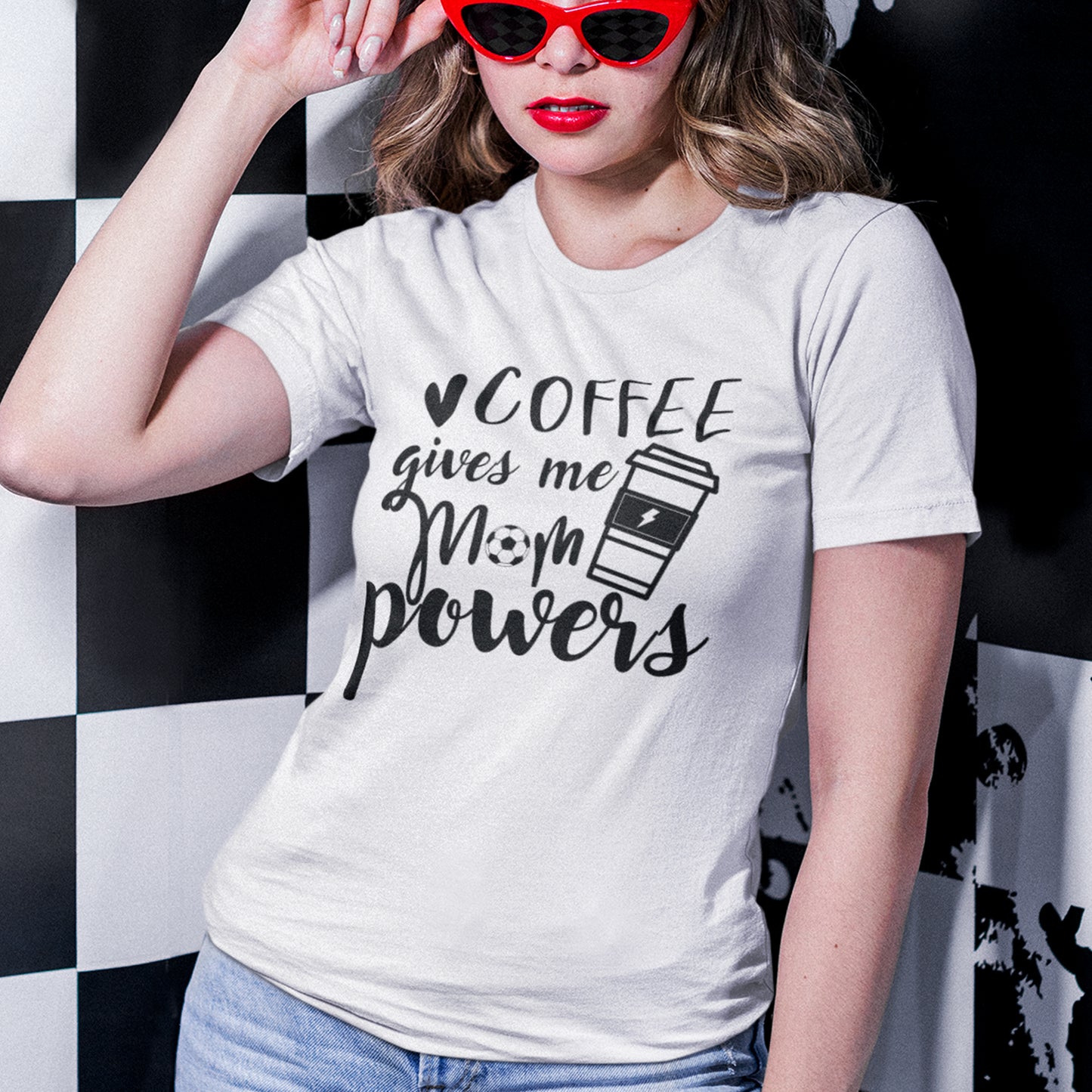 Coffee Gives Me Mom Powers T-Shirt