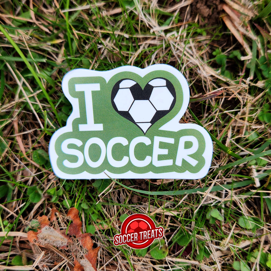 3 Waterproof Soccer Stickers