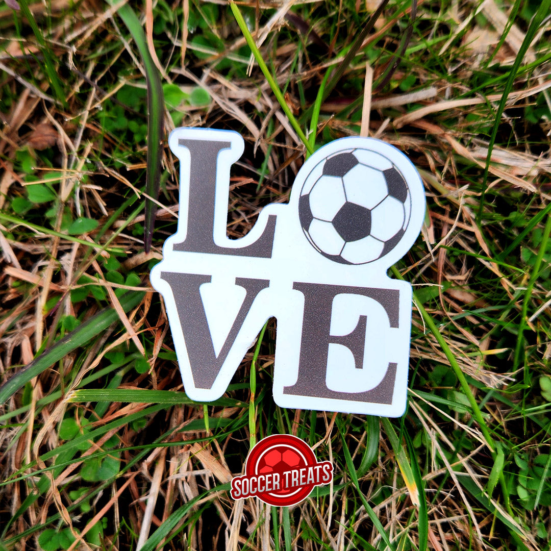 3 Waterproof Soccer Stickers