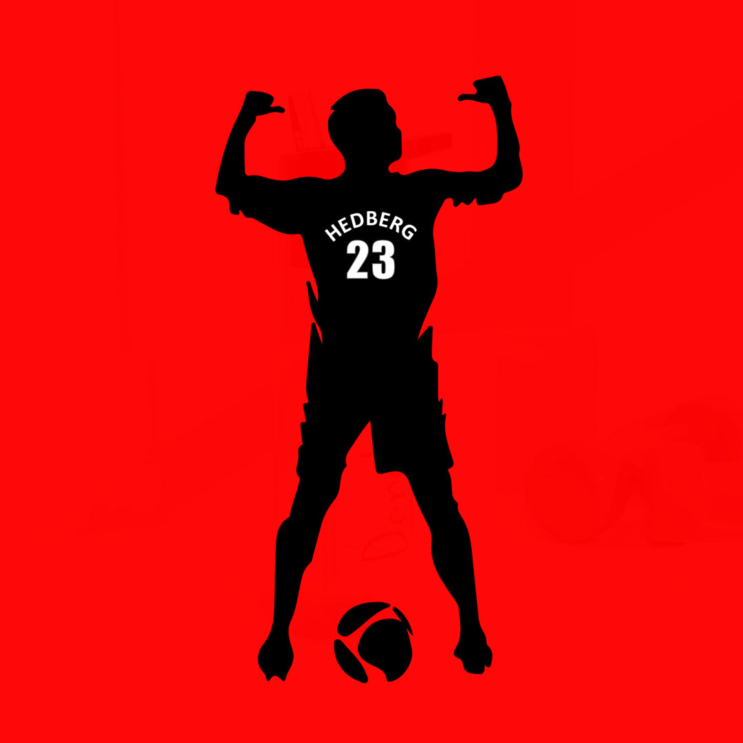 Custom Soccer Player Sticker