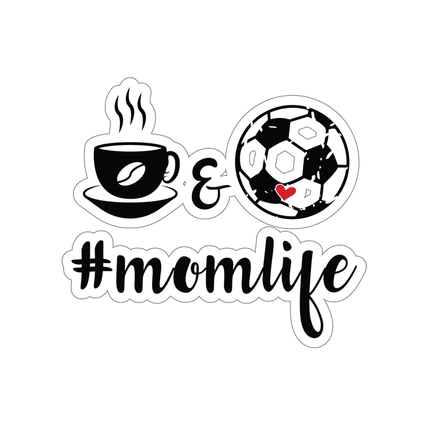 #Momlife Soccer Stickers