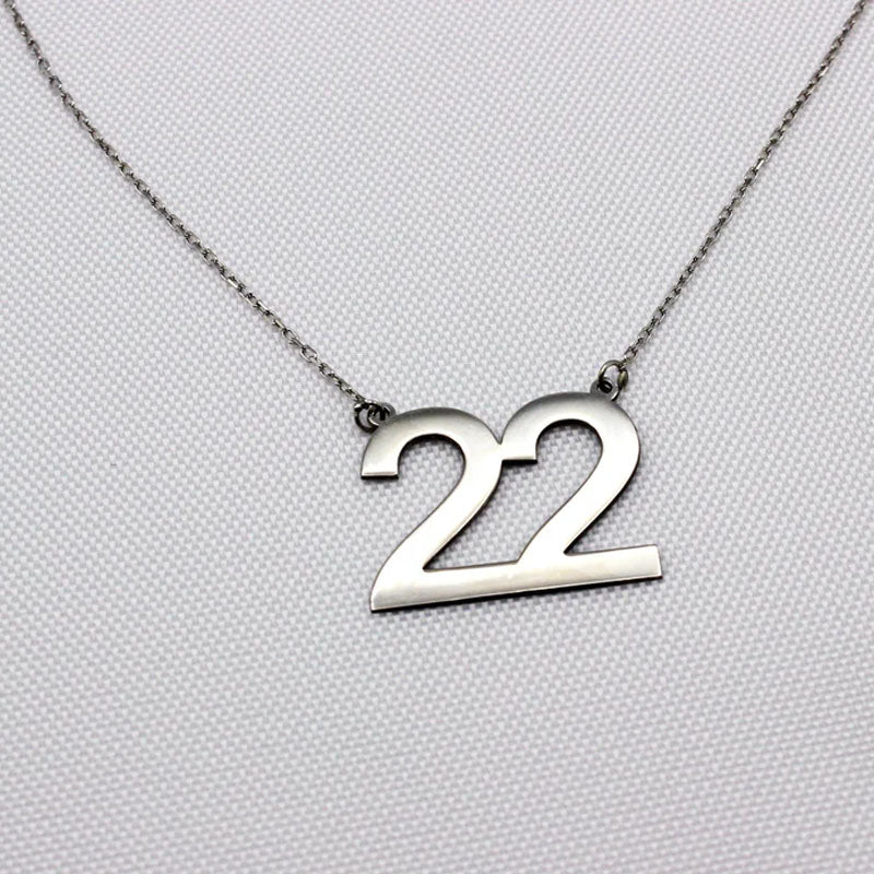 Personalised Soccer Number Necklace
