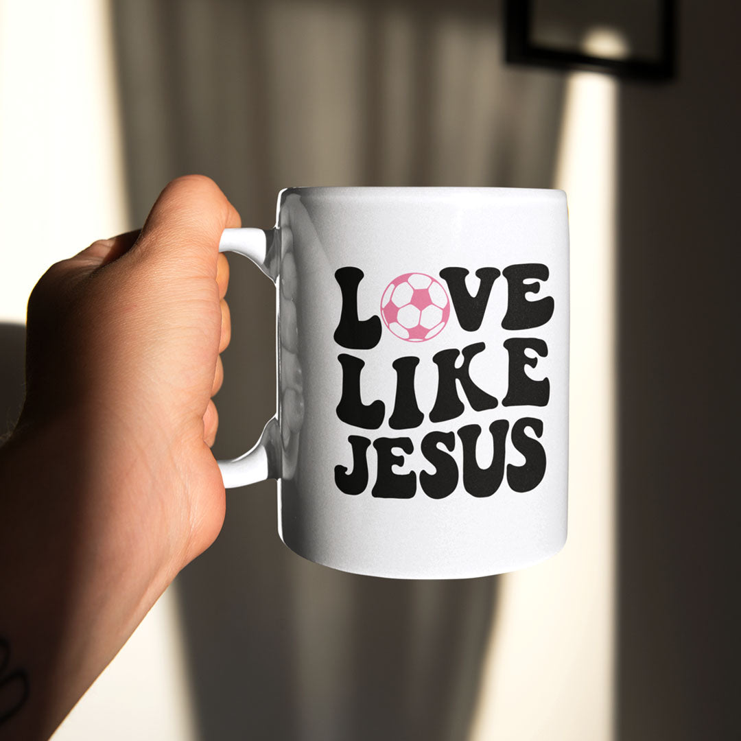 Love Like Jesus Soccer Sticker